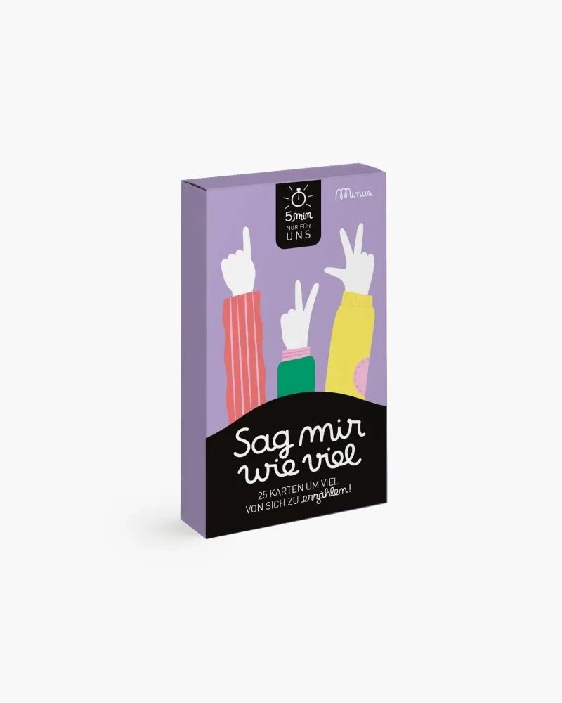 Minus éditions - SAG MIR WIE VIEL Fragespiel - Fragespiel - ROSA ECK Concept Store