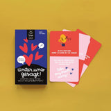 Minus éditions - UNTER UNS GESAGT! Fragespiel - ROSA ECK - 5 Minuten nur für uns, Karten,