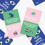 Minus éditions - WAS WÄRE WENN … Fragespiel - ROSA ECK - 5 Minuten nur für uns, Karten,