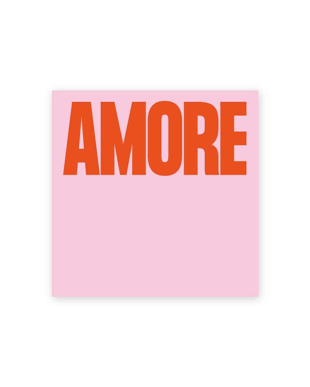 Navucko - AMORE Haftnotizen | Rosa/Rot - Notizblock - ROSA ECK - , ,