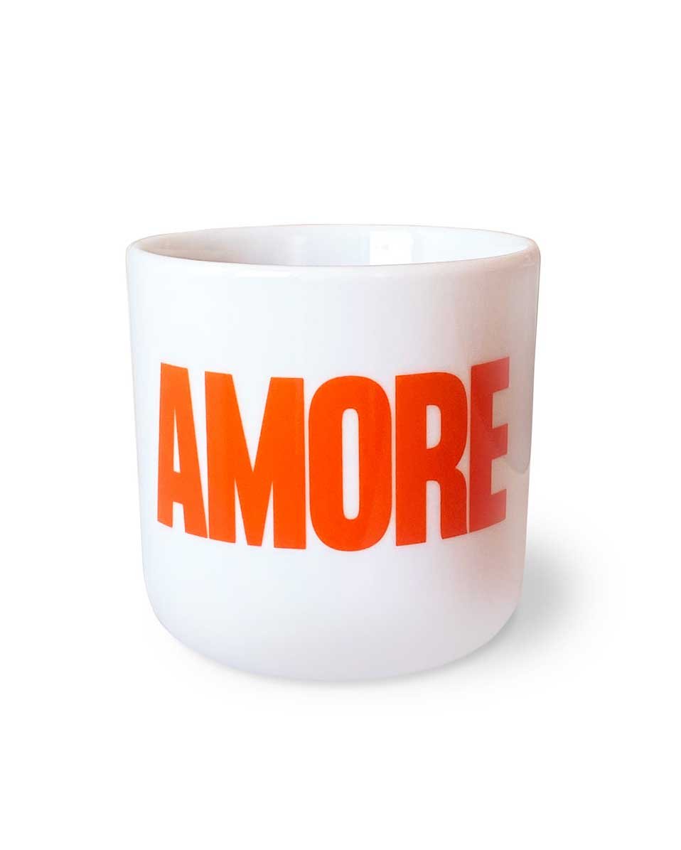 Navucko - AMORE Porzellanbecher - Kaffee - und Teetasse - ROSA ECK - , ,