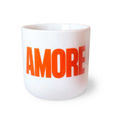 Navucko - AMORE Porzellanbecher - Kaffee - und Teetasse - ROSA ECK - , ,