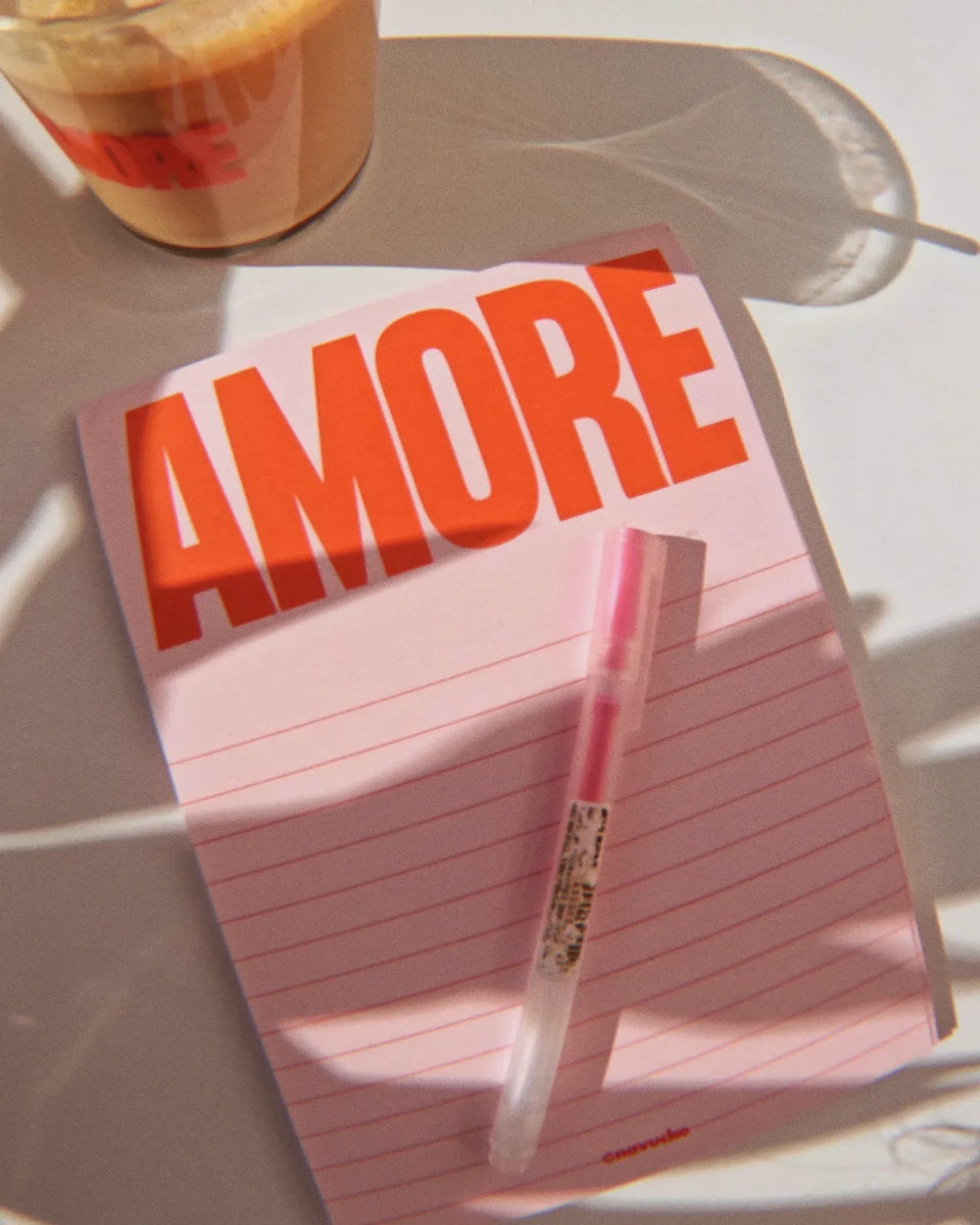 Navucko - Navucko AMORE Notizblock DIN A5 • Rosa - Notizblock - ROSA ECK Concept Store