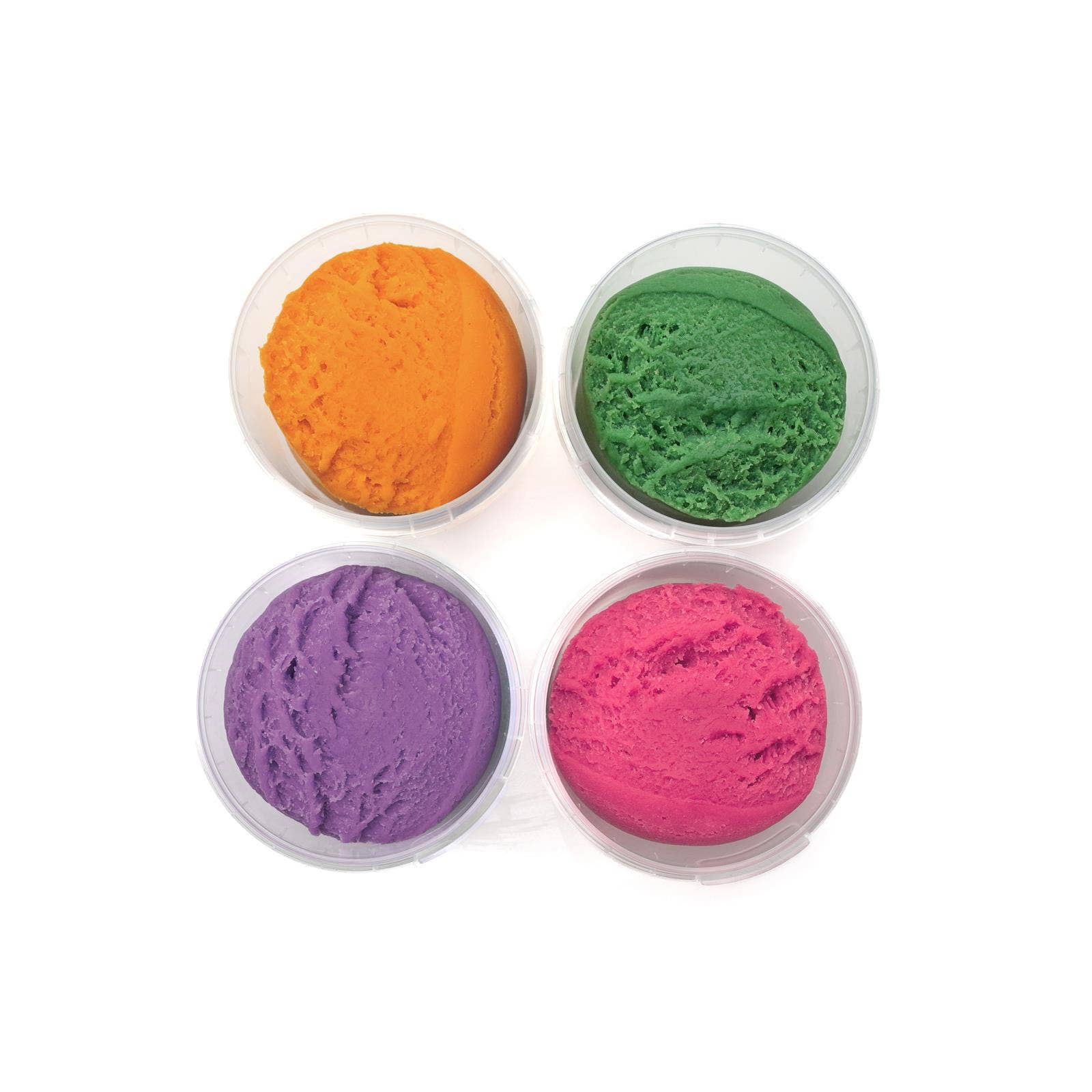 NEOGRÜN - LOKI Bio - Easy - Knete vegan (4er - Set) - ROSA ECK - , ,