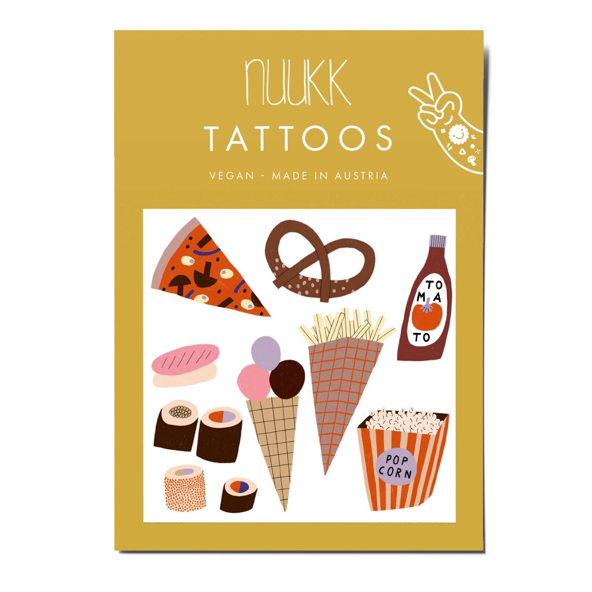 nuukk - FASTFOOD Kindertattoos - ROSA ECK - 1.56, ,