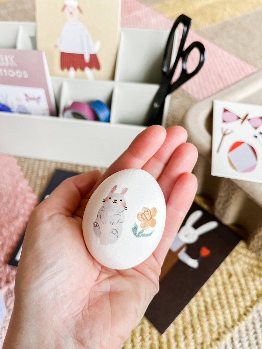 nuukk - FRÜHLINGSTIERE Kindertattoos - ROSA ECK - 1.44, ,