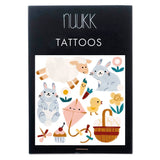 nuukk - FRÜHLINGSTIERE Kindertattoos - ROSA ECK - 1.44, ,