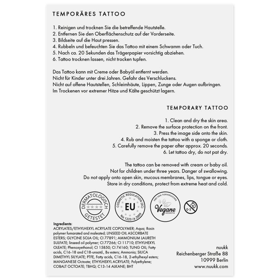 nuukk - SPACE Kindertattoos - ROSA ECK - 1.14, ,