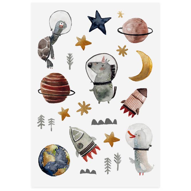 nuukk - SPACE Kindertattoos - ROSA ECK - 1.14, ,