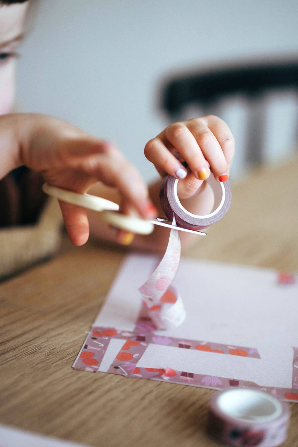 nuukk - SOMMER Washi Tape - ROSA ECK - 1 - 5 €, Lila,