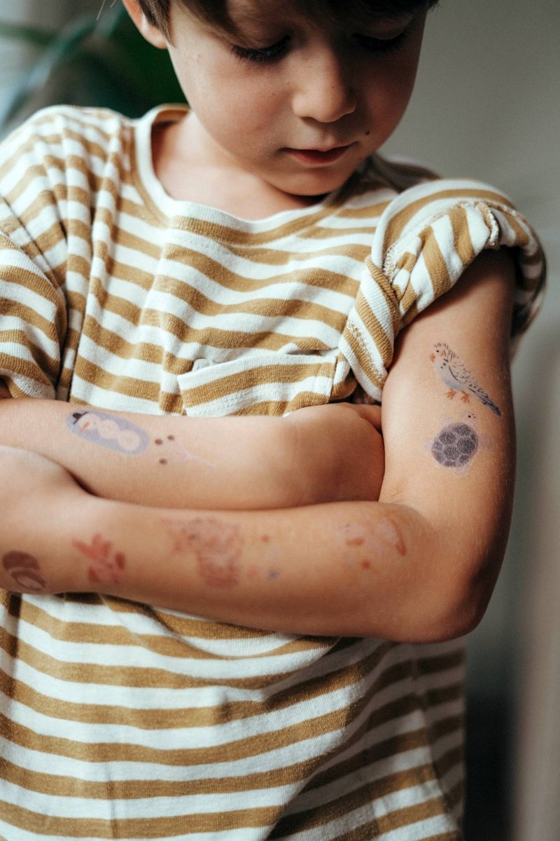 nuukk - HAUSTIERE Kindertattoos - ROSA ECK - 1.48, ,