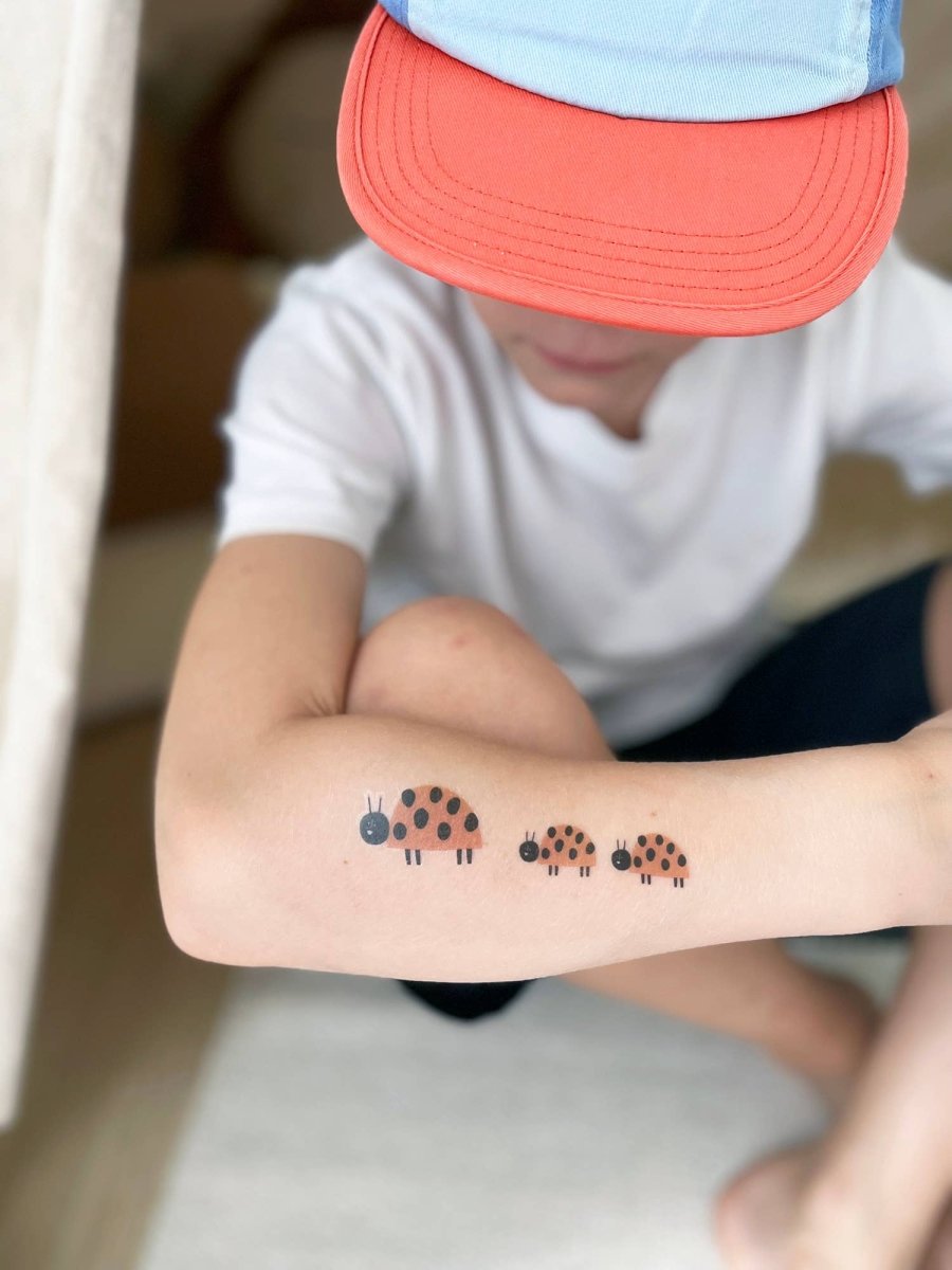 nuukk - MARIENKÄFER Kindertattoos - ROSA ECK - 1.18, ,