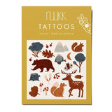 nuukk - WALDTIERE Kindertattoos - ROSA ECK - 1.32, Elena Comte,