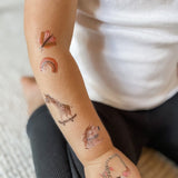 nuukk - WUNDERLAND Kindertattoos - ROSA ECK - 1.34, Halfbird,