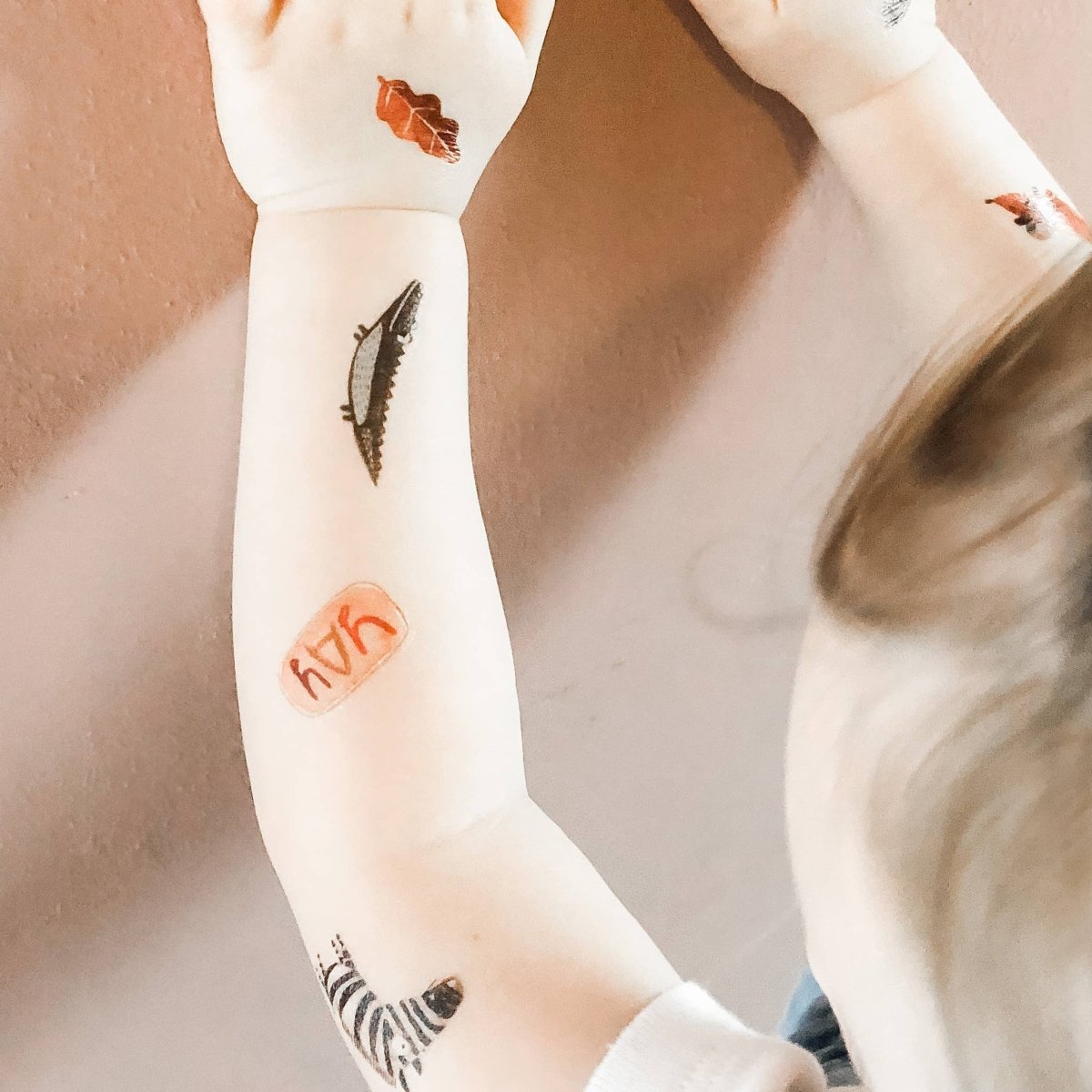 nuukk - YAY Kindertattoos - ROSA ECK - 1.12, ,