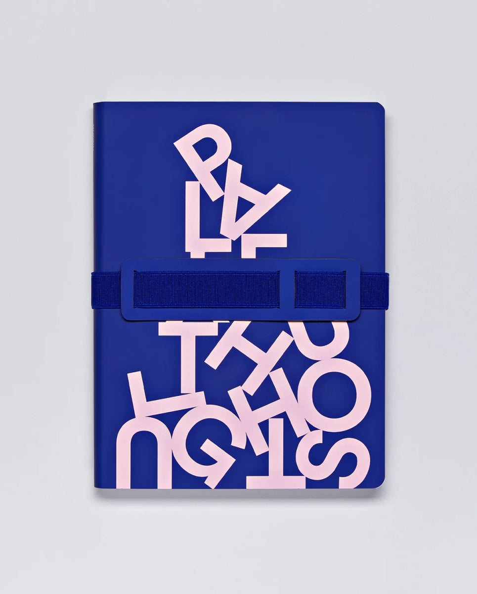 nuuna - ANTI HANDBAG Textilband für Bücher (A5+) Blau - Notizbuch - ROSA ECK Concept Store