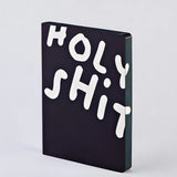 nuuna - GRAPHIC Notizbuch (A5+) Holy Shit - ROSA ECK - L, Schwarz,
