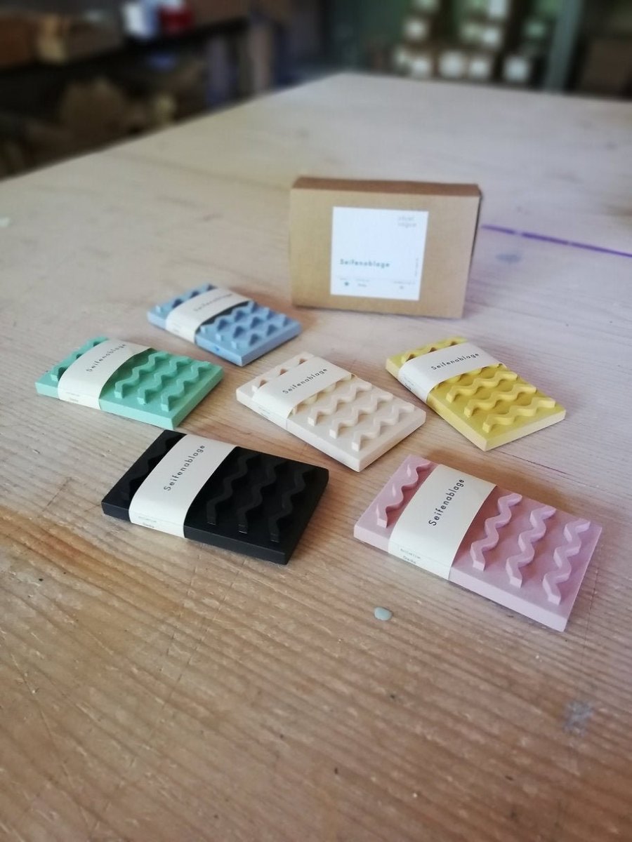 objet vague - DADA Seifenablage Türkis - ROSA ECK - Türkis, ,