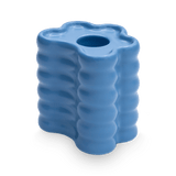 Octaevo - FLORA Großer Kerzenhalter | Blue - ROSA ECK - Blau, ,