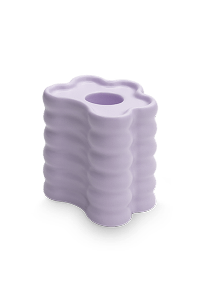 Octaevo - FLORA Großer Kerzenhalter | Lilac - ROSA ECK - Lila, ,