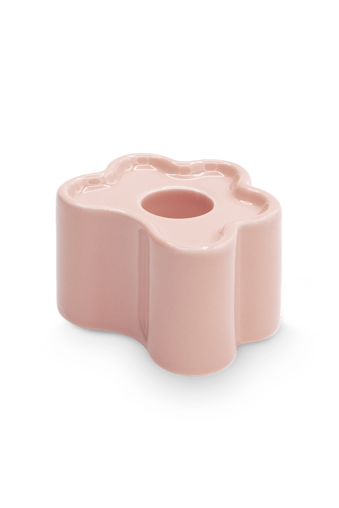 Octaevo - FLORA Kleiner Kerzenhalter | Pink - ROSA ECK - Pink, ,