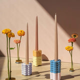 Octaevo - FLORA Kleiner Kerzenhalter | Tangerine - ROSA ECK - Gelb, Orange,
