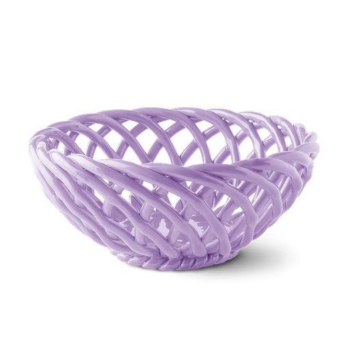 Octaevo - SICILIA Obstkorb (⌀ 25 cm) Lila - ROSA ECK - Lila, ,