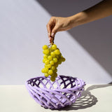 Octaevo - SICILIA Obstkorb (⌀ 25 cm) Lila - ROSA ECK - Lila, ,