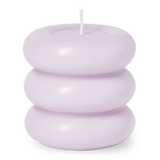 Octaevo - TEMPLO Kerze | Pale Lilac - ROSA ECK - Lila, ,