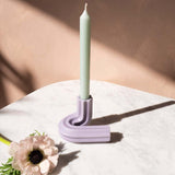 Octaevo - TEMPLO Kerzenhalter | Lilac - ROSA ECK - Lila, ,