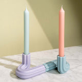 Octaevo - TEMPLO Kerzenhalter | Lilac - ROSA ECK - Lila, ,