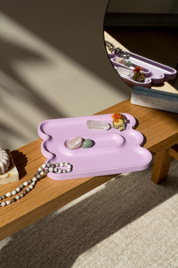 Octaevo - TEMPLO WAVE Tablett | Lilac - ROSA ECK - Lila, ,