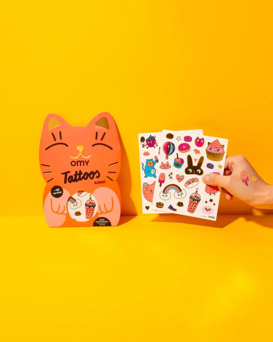 OMY - Kinder - Tattoos • Kawaii - Kindertattoos - ROSA ECK Concept Store