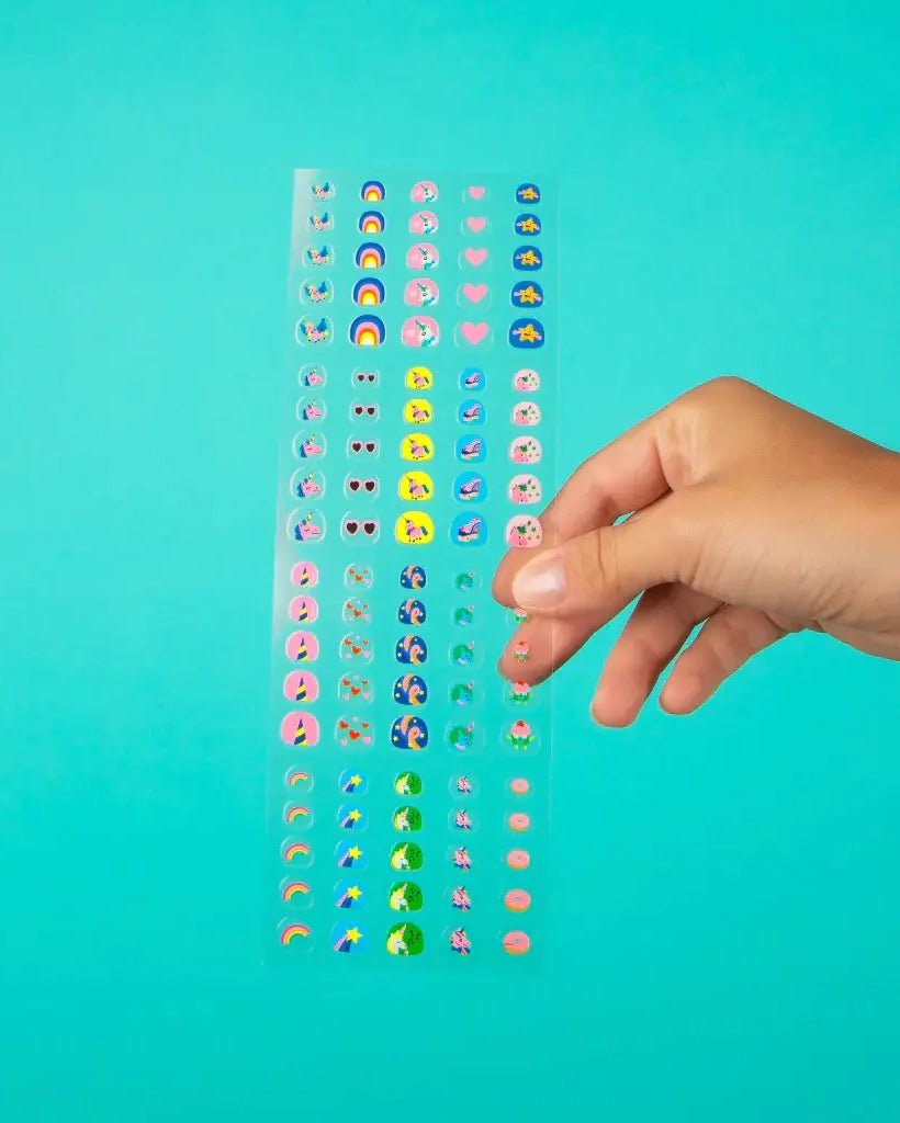 OMY - LILY Nail Art Sticker mit Einhörnern - Nail Art Sticker - ROSA ECK Concept Store