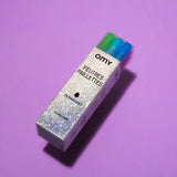 OMY - Mehrfarbige Filzstifte (9 Stück) • Glitzer - Filzstift - ROSA ECK Concept Store