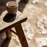 onomao - KLASSIK Espressobecher Schneeweiß - ROSA ECK - Weiß, ,
