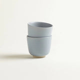 onomao - KLASSIK Kleiner Becher (190 ml) Taubenblau - ROSA ECK - Blau, Schale,