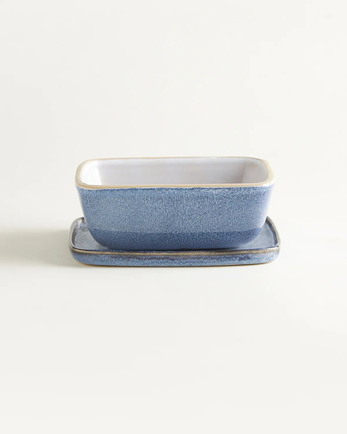 onomao - MANTEIGA Butterdose Graublau - ROSA ECK - Blau, Grau,