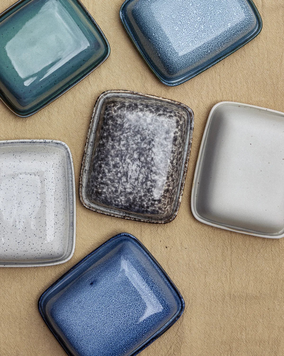 onomao - MANTEIGA Butterdose Naturweiß - Butterdose - ROSA ECK