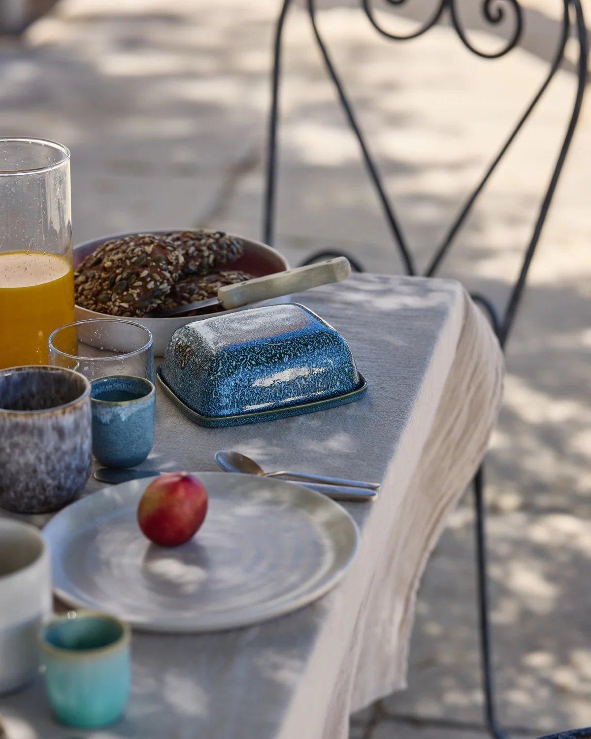 onomao - TRADITIONELL Espressobecher Teal - ROSA ECK - Becher, Blau, teal