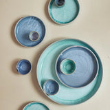 onomao - TRADITIONELL Espressobecher Teal - ROSA ECK - Becher, Blau, teal