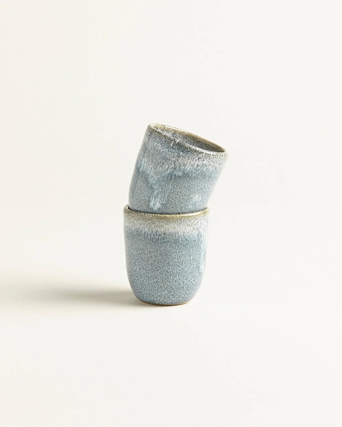 onomao - TRADITIONELL Espressobecher Teal - ROSA ECK - Becher, Blau, teal