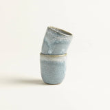 onomao - TRADITIONELL Espressobecher Teal - ROSA ECK - Becher, Blau, teal