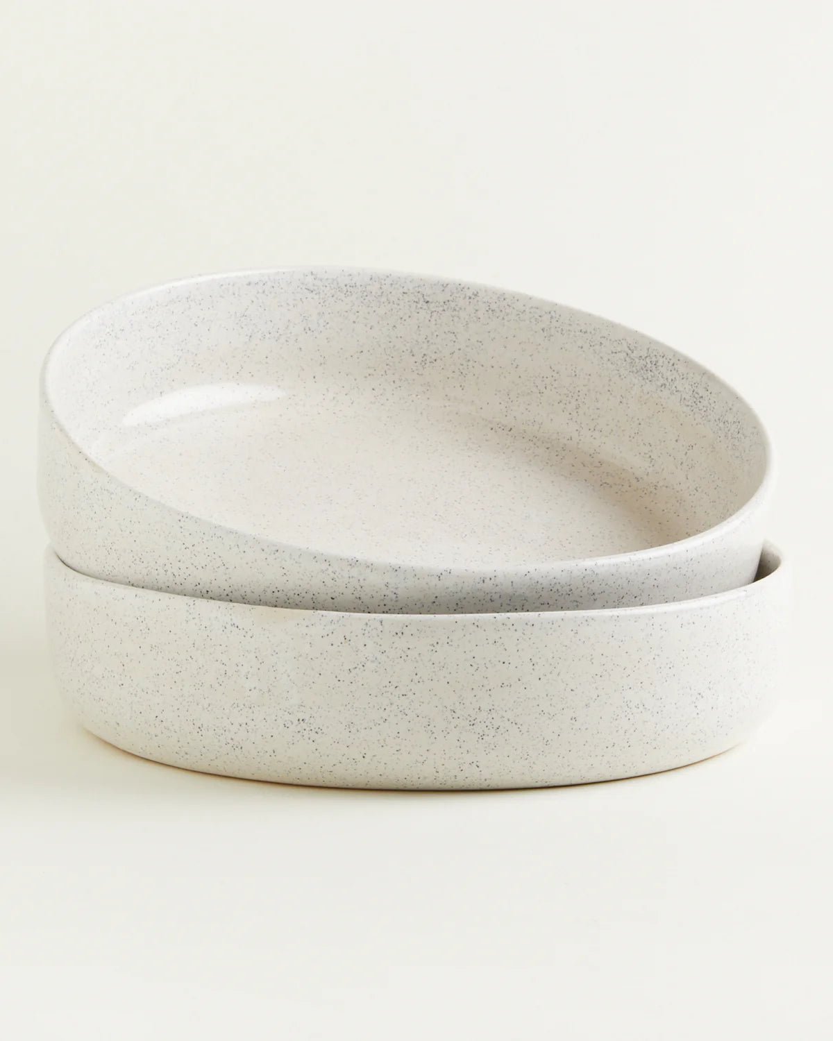 onomao - TRADITIONELL Große Schale (⌀ 30 cm) Sand - ROSA ECK - Schüssel, Weiß,
