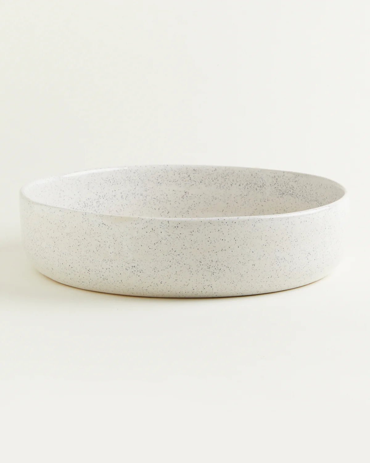 onomao - TRADITIONELL Große Schale (⌀ 30 cm) Sand - ROSA ECK - Schüssel, Weiß,