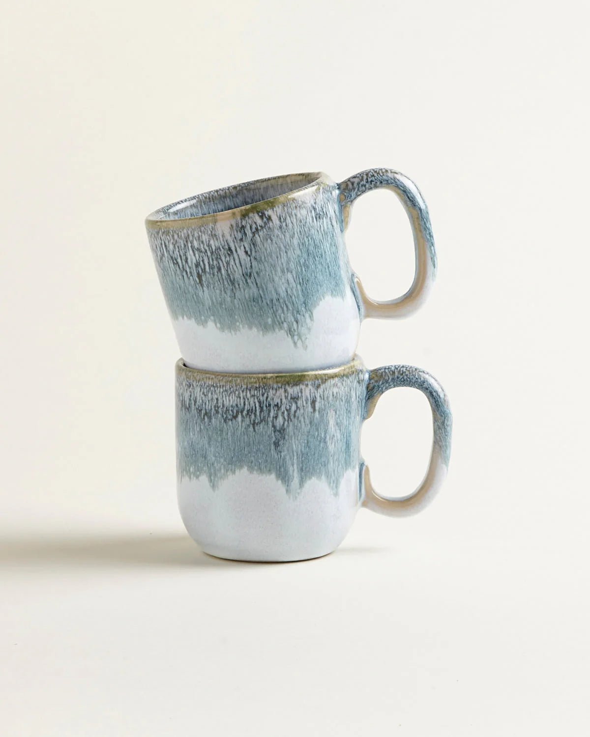 onomao - TRADITIONELL Kleine Tasse (350 ml) Teal Dipped - ROSA ECK - , ,