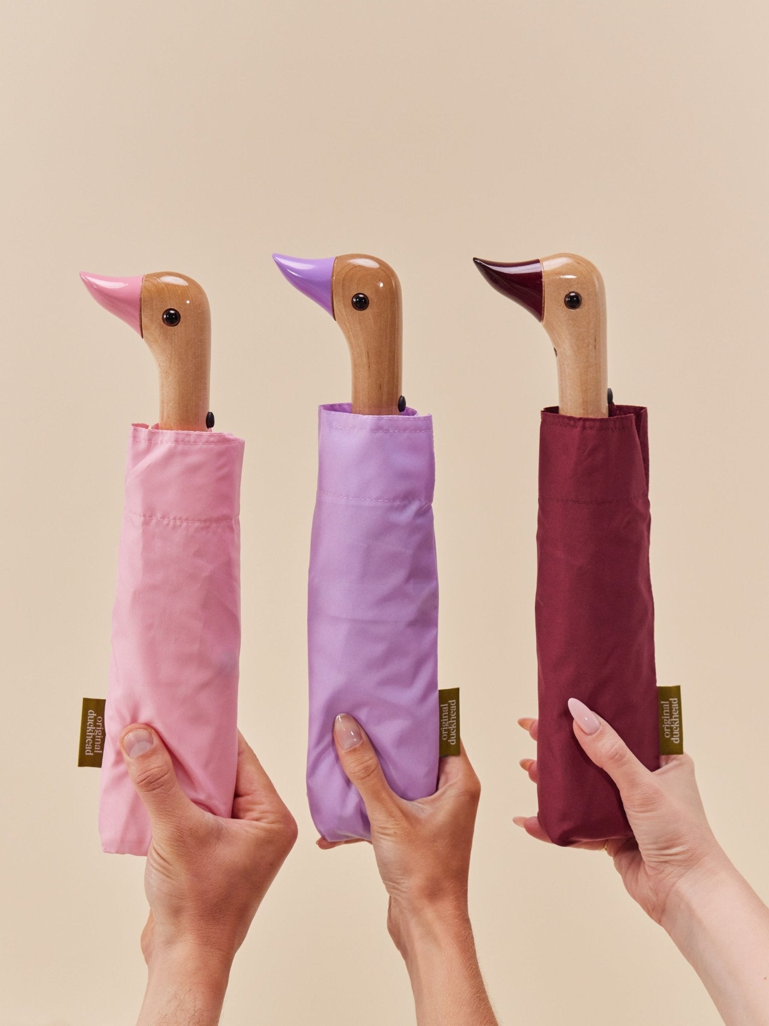 Original Duckhead - Regenschirm mit Entenkopf | Barbie Pink - ROSA ECK - Rosa, Umweltfreundlich,