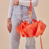 Original Duckhead - Regenschirm mit Entenkopf | Peach - ROSA ECK - Orange, Umweltfreundlich,