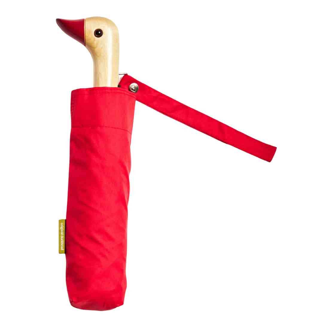 Original Duckhead - Regenschirm mit Entenkopf • Tomato Red - Regenschirm - ROSA ECK Concept Store