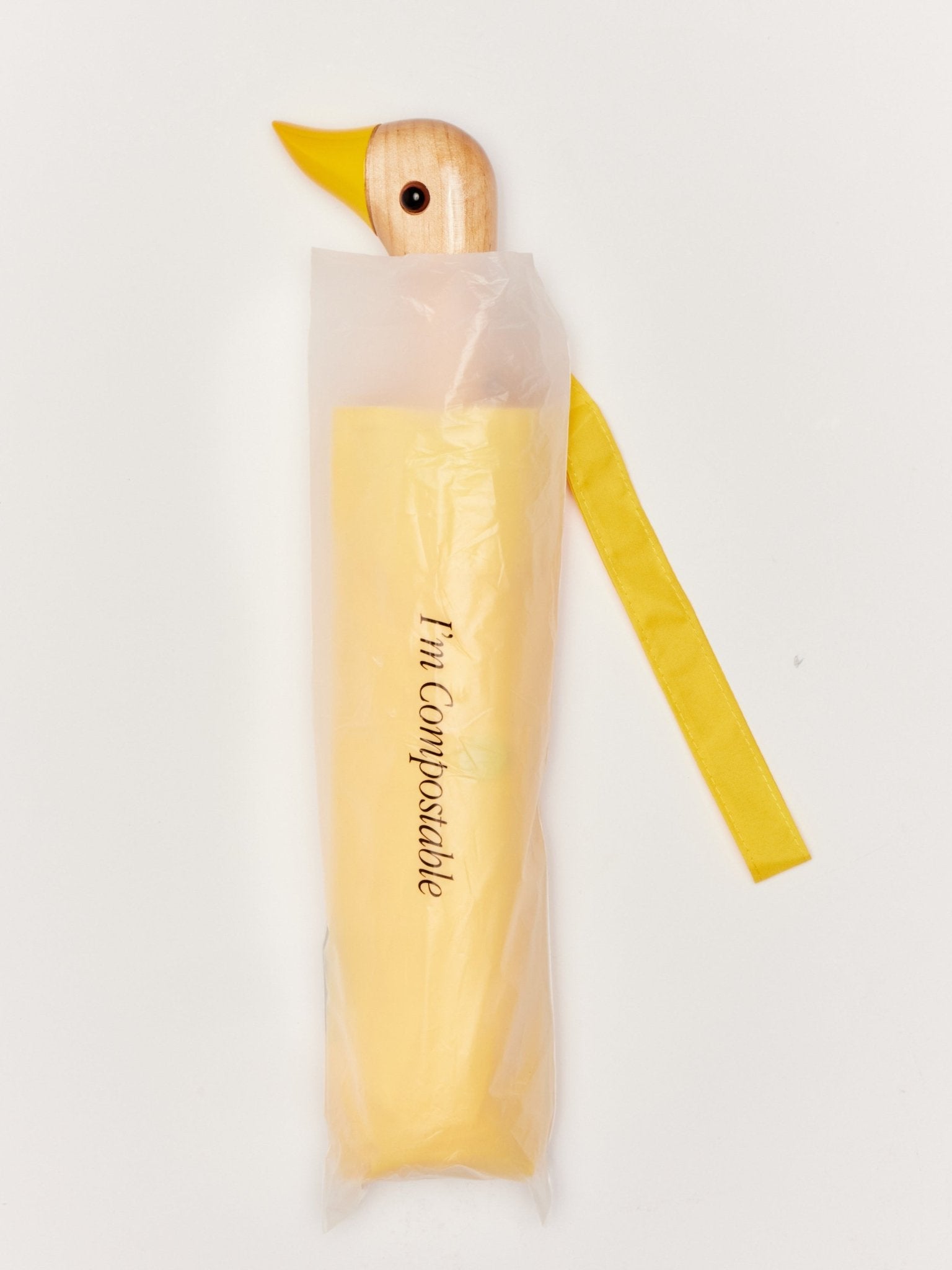 Original Duckhead - Regenschirm mit Entenkopf | Yellow - ROSA ECK - Gelb, Umweltfreundlich,
